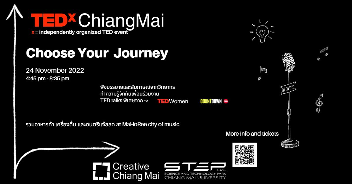 TEDxChiangMai “Choose your Journey” 
