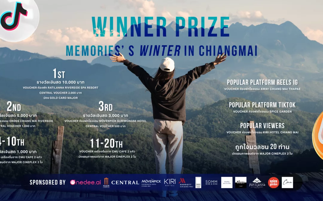 รางวัล Winner Memories’ s Winter in Chiangmai 2023
